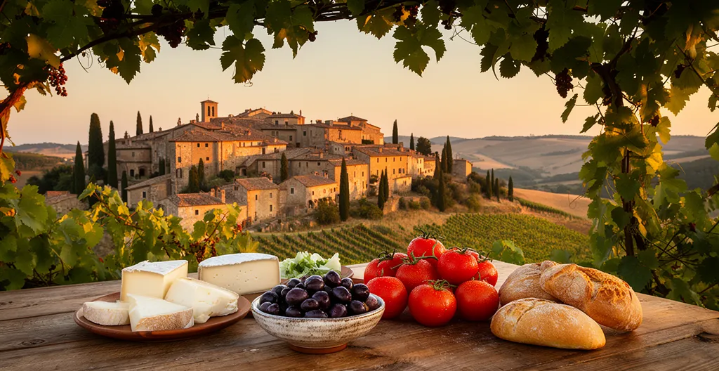 Esperienza di tour enogastronomico in un borgo italiano con degustazione di prodotti locali